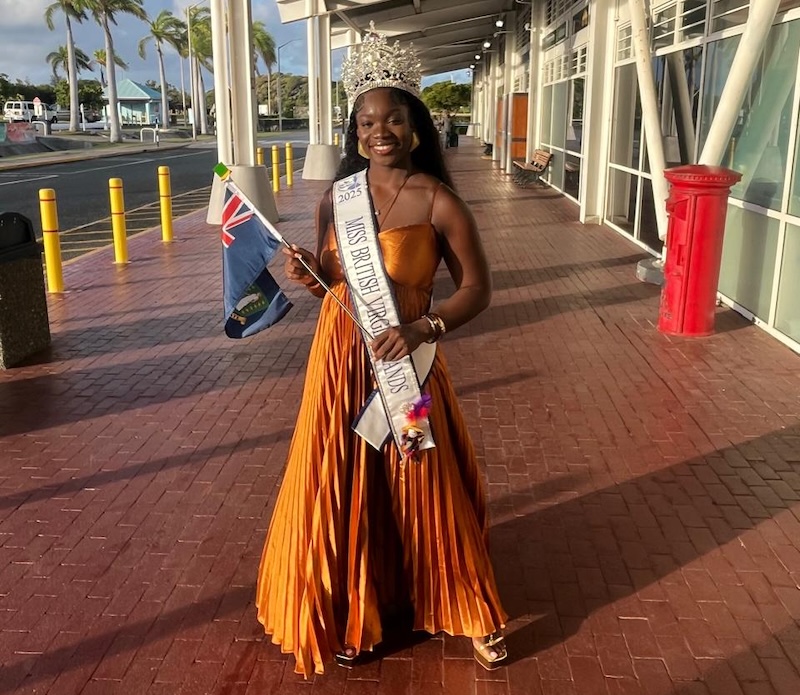 Miss BVI 2025 Donyelle Hodge heads to Dominica for Miss OECS — January 30